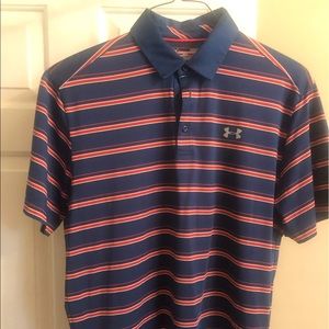 Men’s Under Armour polo Heat Gear sz Large